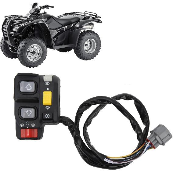 ATV Push Button Shifter Assy, Electric Shift Push Button Assembly ATV Shifter Assembly for Rancher 350 4x4 2WD Electric Shift 350FE Rancher ES