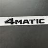 For Mercedes Benz A B C E G S ML SL CL GLA CLA Class AMG 4MATIC 4 MATIC Trunk Chrome Matte Black Letters Emblem Badge sticker BN5