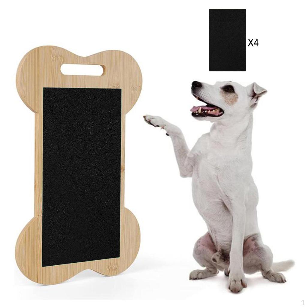 Dog Nail Scratching Pad, Bone Shape, No Grinding, Trimming, Nail, for