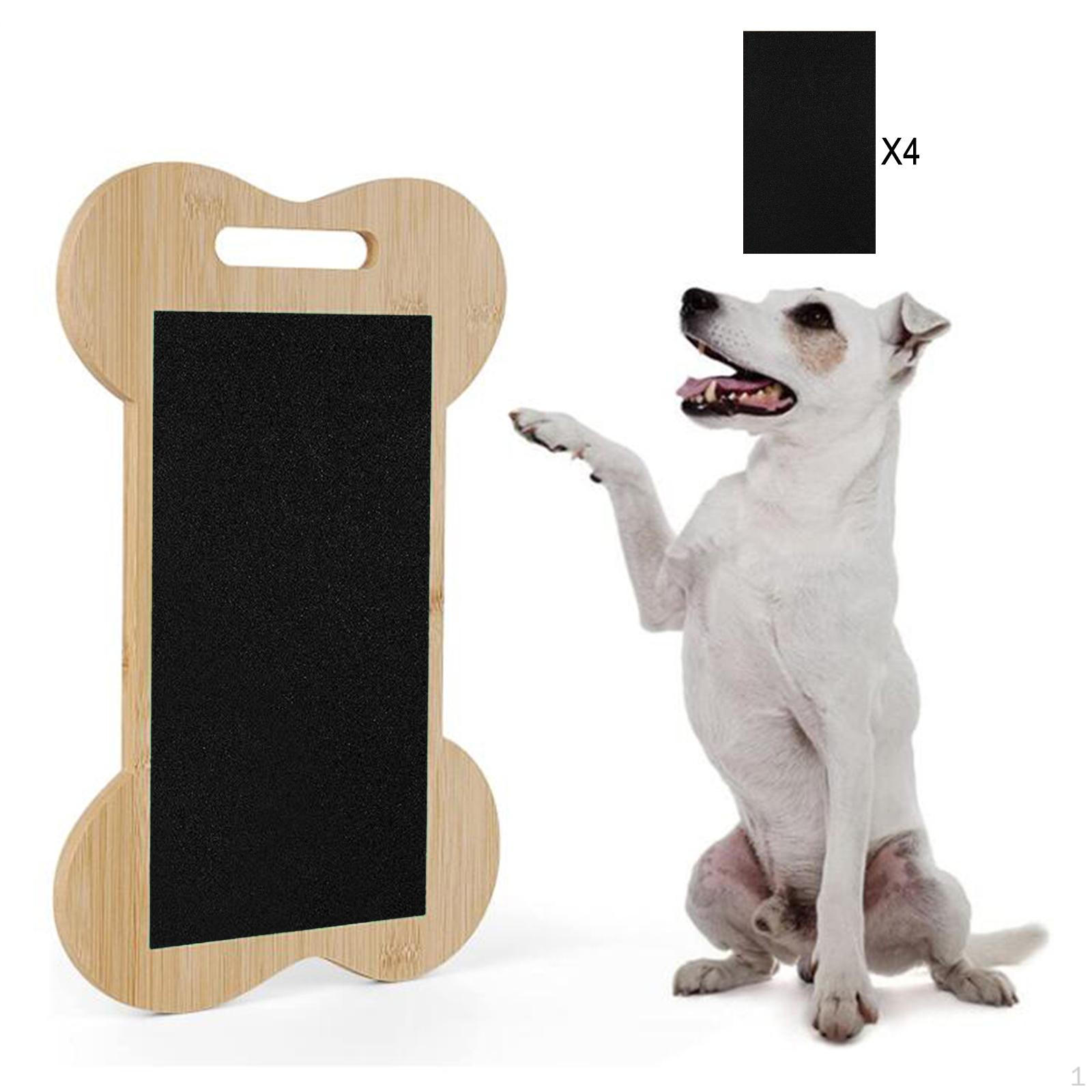 Dog Nail Scratching Pad, Bone Shape, No Grinding, Trimming, Nail, for