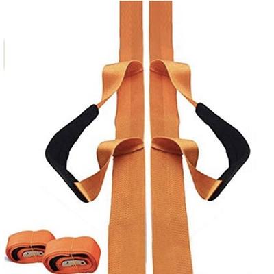 Lubonarie Carrying Belt, Backpack Carrier, Single Person, Moving, Transport, Belt Sling, Lifting Strap, Carrier, 2 Straps (Orange)