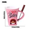 Caneca Aquecedora de Café para Fondue de Chocolate 200ml Caneca de Cerâmica para Derreter Chocolate Com Garfo, Caneca para Derreter Queijo Manteiga Caramelo Doce