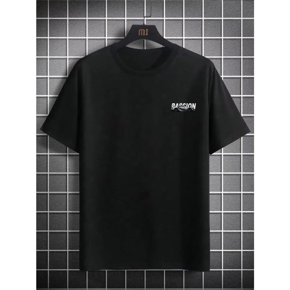 2025 Neues Rennmuster T-Shirt Herren Damen Sommer Kurzarm Rundhals Leicht Atmungsaktiv Lässig Grafik T-Shirt Sportbekleidung