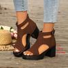 Übergrößen Schuhe, Hohe Absätze, Blockabsätze, Damenschuhe, Sandalen