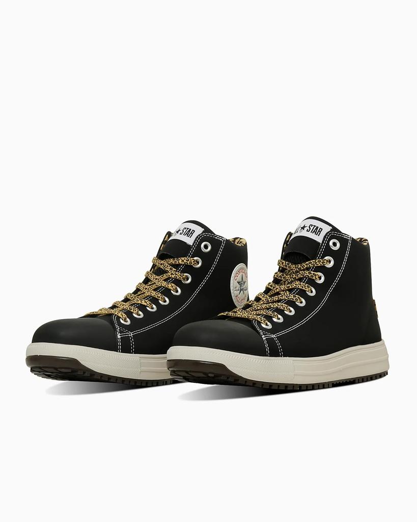 Converse ALL STAR PS HI Safety Shoes, XLARGE, BLACK/LEOPARD