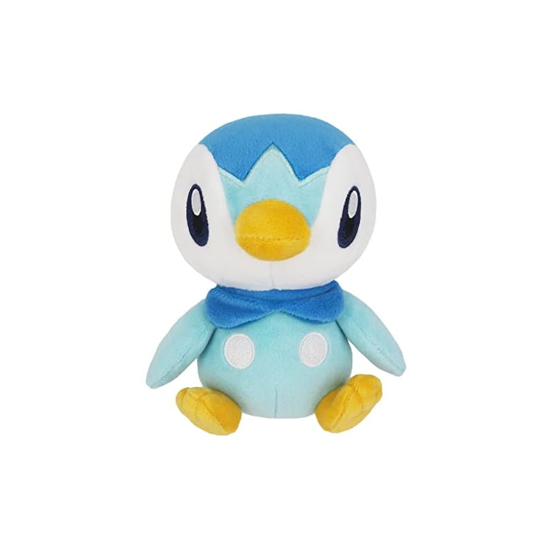 Sanei Boeki Pokémon ALL STAR COLLECTION Piplup (S) W10 x D12 x H15.5cm Plush Toy Pokémon PP89