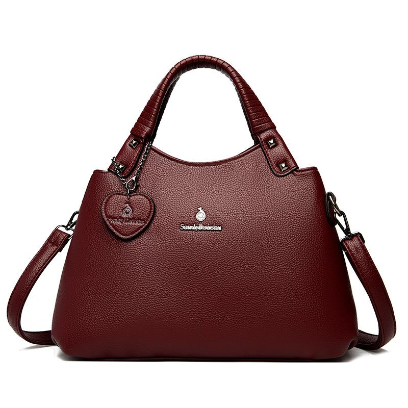 New Style Handbag Women Fashion Middle aged Mother Goes Out with One Shoulder Crossbody