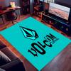 1pc V-VOLCOM LOGO5 Print Area Rug - Soft, Washable Non-Slip Indoor Mat for Office Chairs, Living Room, Home Office Decorative Rug
