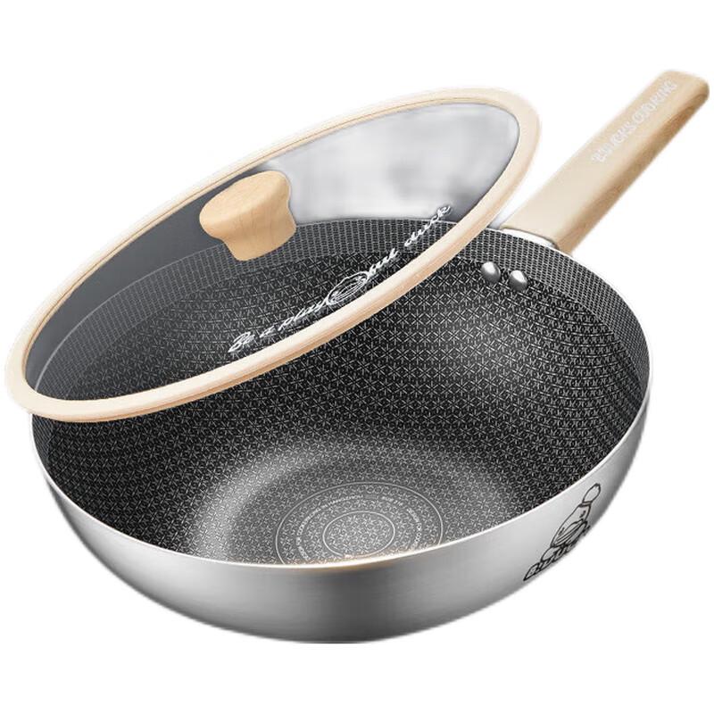 COOKER KING 30cm 316 Stainless Steel Non-stick Wok