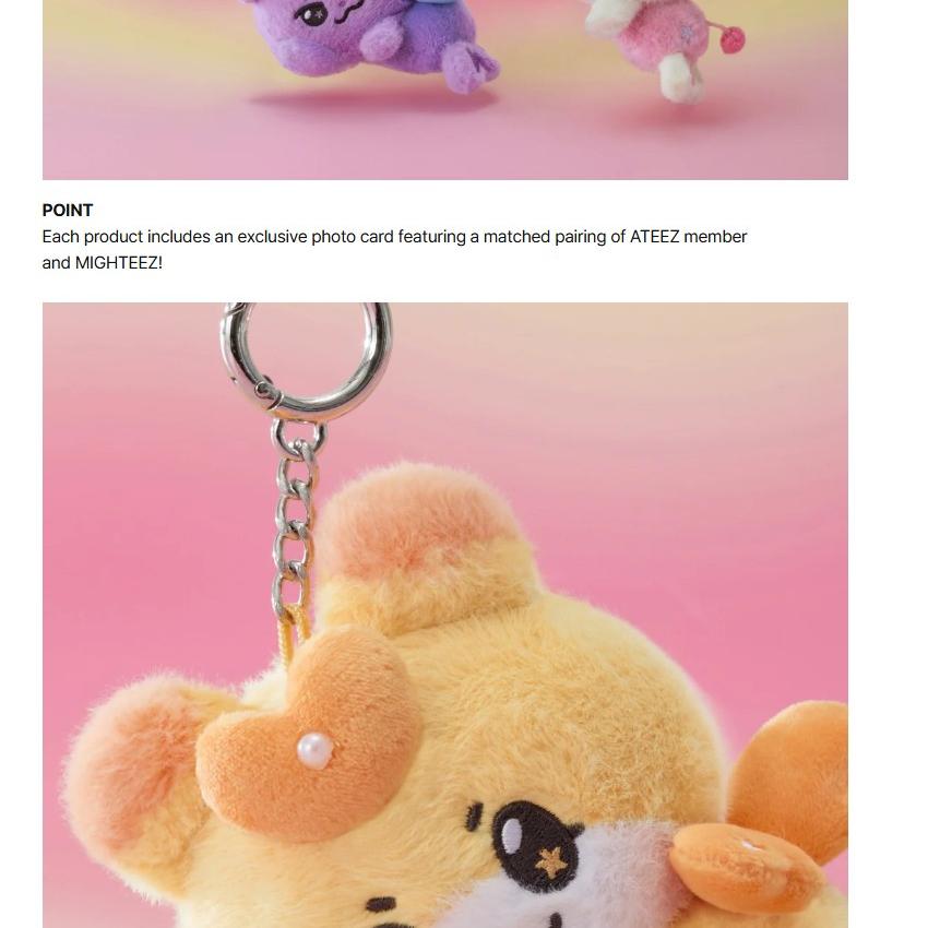 ATEEZ [MIGHTEEZ Wonder Room] Feen Plüsch Schlüsselanhänger