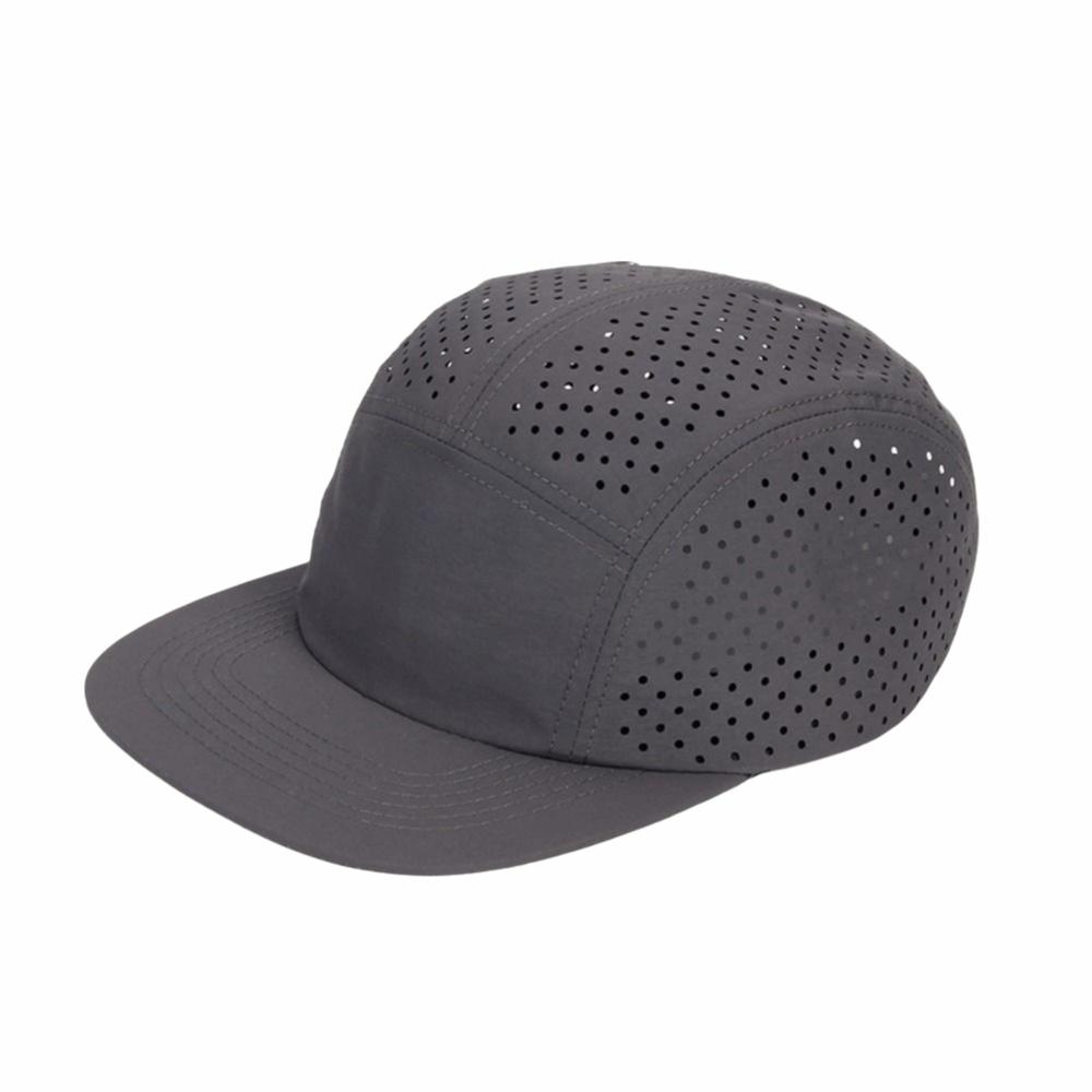 Soft Running Cap Quick Drying Sun Hat Unisex Sport Cap  Running темно серый