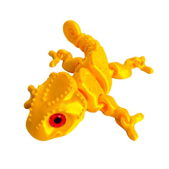 3D-gedrucktes Chamäleon Gelenkiges Flexibles Tierspielzeug mit Beweglichen Gelenken Stressabbau Fidget-Spielzeug für Erwachsene Heim- Büro- Schreibtischdeko