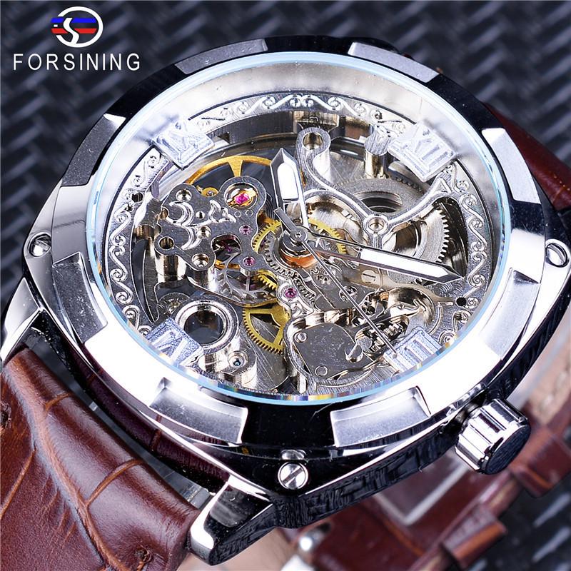 Forsining Gold Waterproof Mechanical Watch, Men`S