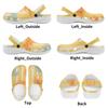 White Printed EVA Clogs Women Men Lightweight Soft Slip On Casual Shoes Comfortable Summer Sandals Lightweight Daily Wear