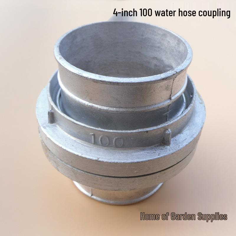 4 Garden Hose Quick Connect Water Pipe Joint Adapter 100mm