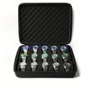 15-card watch box, stores 15 watches, suitable for large and small watches, with shockproof sponge pillow, portable for travel
