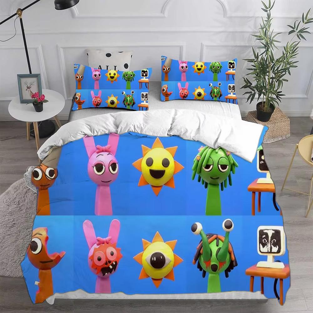 3D Printed Game Duvet Cover Set Queen King Size Kids Bedding Set 3 Piece Set With 2 Pillowcases For Children Adult Bedroom Decor