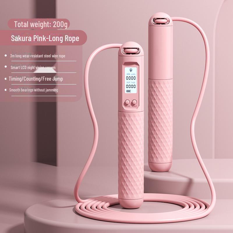 

Интеллектуальная утяжеленная скакалка без каната для фитнеса взрослых и сжигания жира в помещении