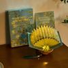 Book Shaped Lamp Foldable Chinese Calligraphy Decor Light DIY Book Lamp