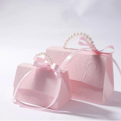 Buchdruck Blumen-Pralinenschachtel Mini-Verpackungstüten Papierschachtel für Geschenkset-Box Kleine Geschenktüten Hochzeitsbevorzugungen Partydekor