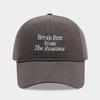 Ins Style Soft-Top Korean Versatile Letter Embroidered Face-Slimming Baseball Cap - Women Cotton Casual Sun-Protective Visor Hat