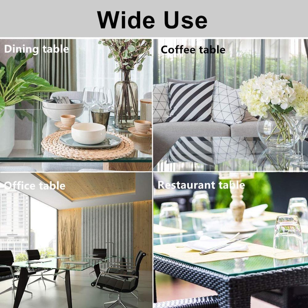 Clear Glass Table Top Anti Slip Pads Round Under Glass Pads Anti Slip Glass Table Top Bumpers