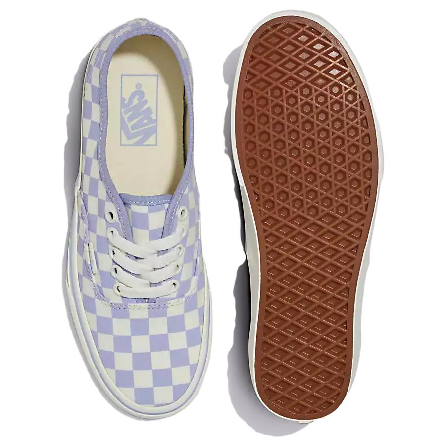 Vans Authentic Series Shock Absorbing Durable Low Top Skate Shoes Unisex Sneakers White Purple VN000BW5LLC