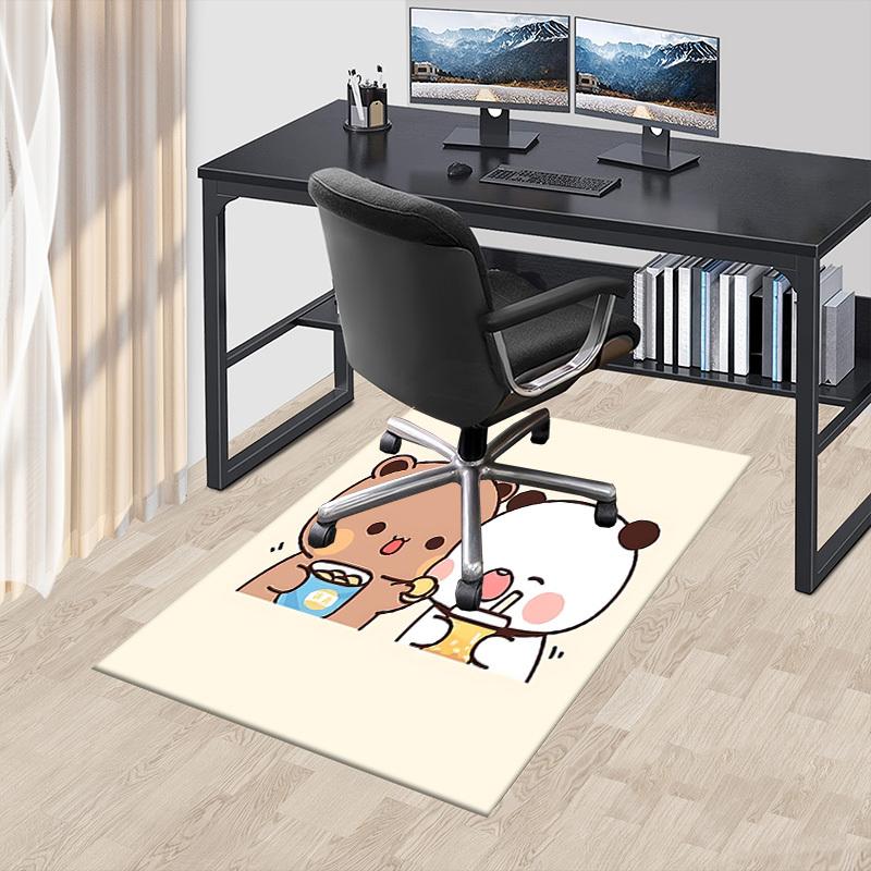 1PC Bear Panda Anti-slip Carpet, Suitable for Office, Bedroomand Playrooms. It Can Also Be Used As a Sofa Footrest cover-R53