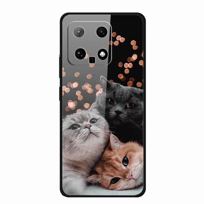 Xiaomi 14 Phone Case: Colorful Butterfly Design, Tempered Glass, Creative Style, Hot Seller