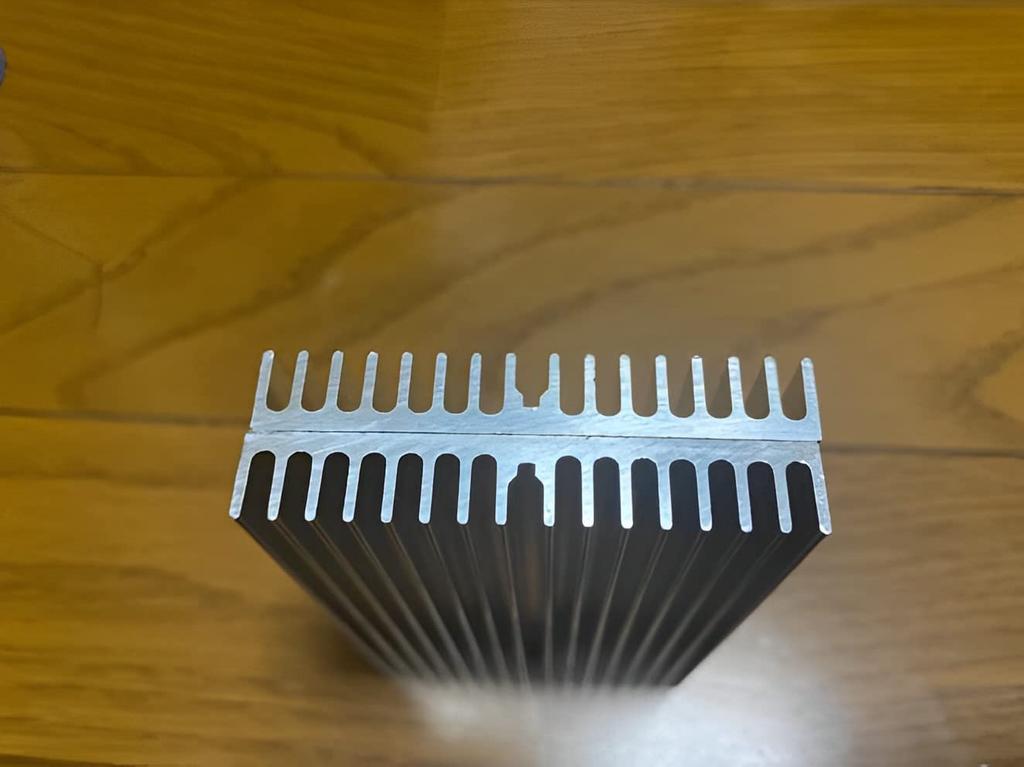 Large Heatsink [High Cost Performance] 100 X 60 X 10mm Cooling Aluminum 8-Piece Set with Thin Fins Heat Dissipation Plate Fan Sink TOKUGAWAMIKA