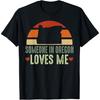 Jemand in Oregon liebt mich Retro Vintage Bundesstaat T-Shirt
