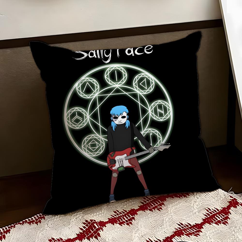 Band SSally FFace Cushion Cover Reversible Soft Durable Pillow Cover Home Car MultiScene Use for Daily Comfort