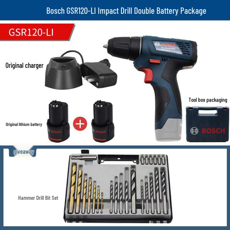 Bosch 12V Rechargeable Hand Drill & Electric Screwdriver GSR120-LI