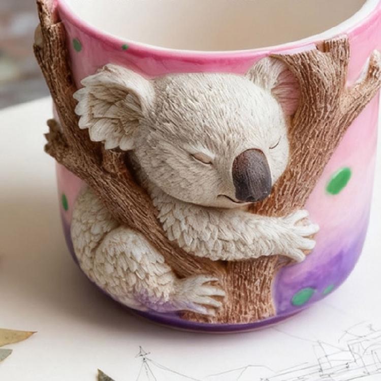 Artistic Silicone Mold Koala Pattern Resin Casting Jewelry Making Moulds Home Garden Decors Creative Crafting Projects