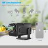 1080p HD Portable Smart Projector with Android and Wireless Screen Mirroring HY320