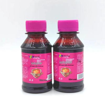 Povidon-Jod-Desinfektionsmittel: Wundpflege-Flüssigkeit, 100-ml-Flasche