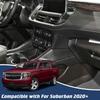 2X Center Console Side Decor Trim Cover Plate For Chevy Suburban 20+ Tahoe +