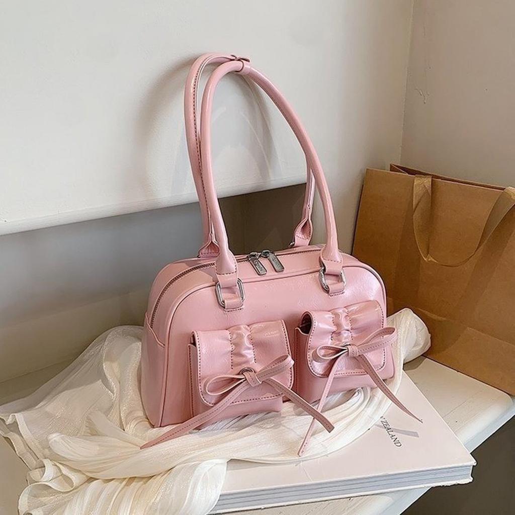 Ladies Elegant PU Shoulder Bag Fine Workmanship and Temperamental Handbag Exquisite Gift for Ladies Birthday