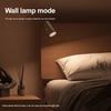 Multifunctional Magnetic Desk Lamp 3-Level Brightness Adjustable USB Rechargeable Home Office Bedroom Bedside Table Reading Light
