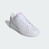 Adidas Advancourt Base Sneakers for Boys and Sizes Footwear Black cm 2.0 Kids, Girls, 22-25.5cm, NLE02, White/Bliss Pink/Core (ID3886), 22.0