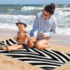 Klassiek Dierenhuid Print Strandlaken Zwembadlaken Kampeertowel Badhanddoek Deken Sneldrogend Wild Buiten Vakantie Handdoek