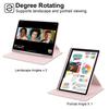Funda for Samsung Galaxy Tab S10 Lite Case with Pen Holder 360 Rotating Acrylic Clear Hard Tablet for Galaxy Tab S10 Lite Cover