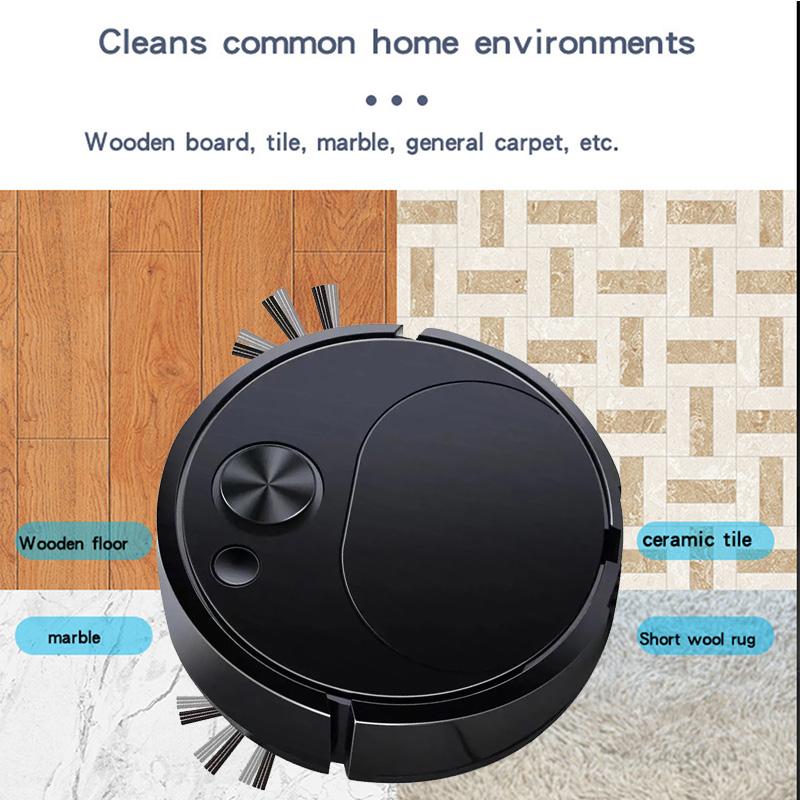 Smart Sweeping Robot Mini Silent Vacuum Wireless Cleaner Sweep Mop Brush Two-In-One Multi-Function Cleaning Machine For Home