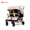 SEEBABY Foldable Sit-Lie Twin Side-by-Side Baby Pushcart