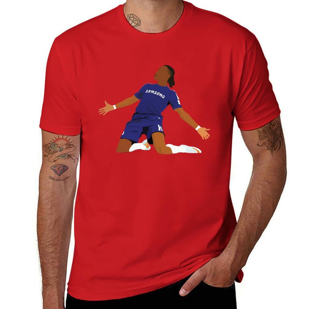 Drogba (Chelsea) Tshirt Aesthetic Clothes For A Boy Plus Size Tops Designer T Shirt Unisex