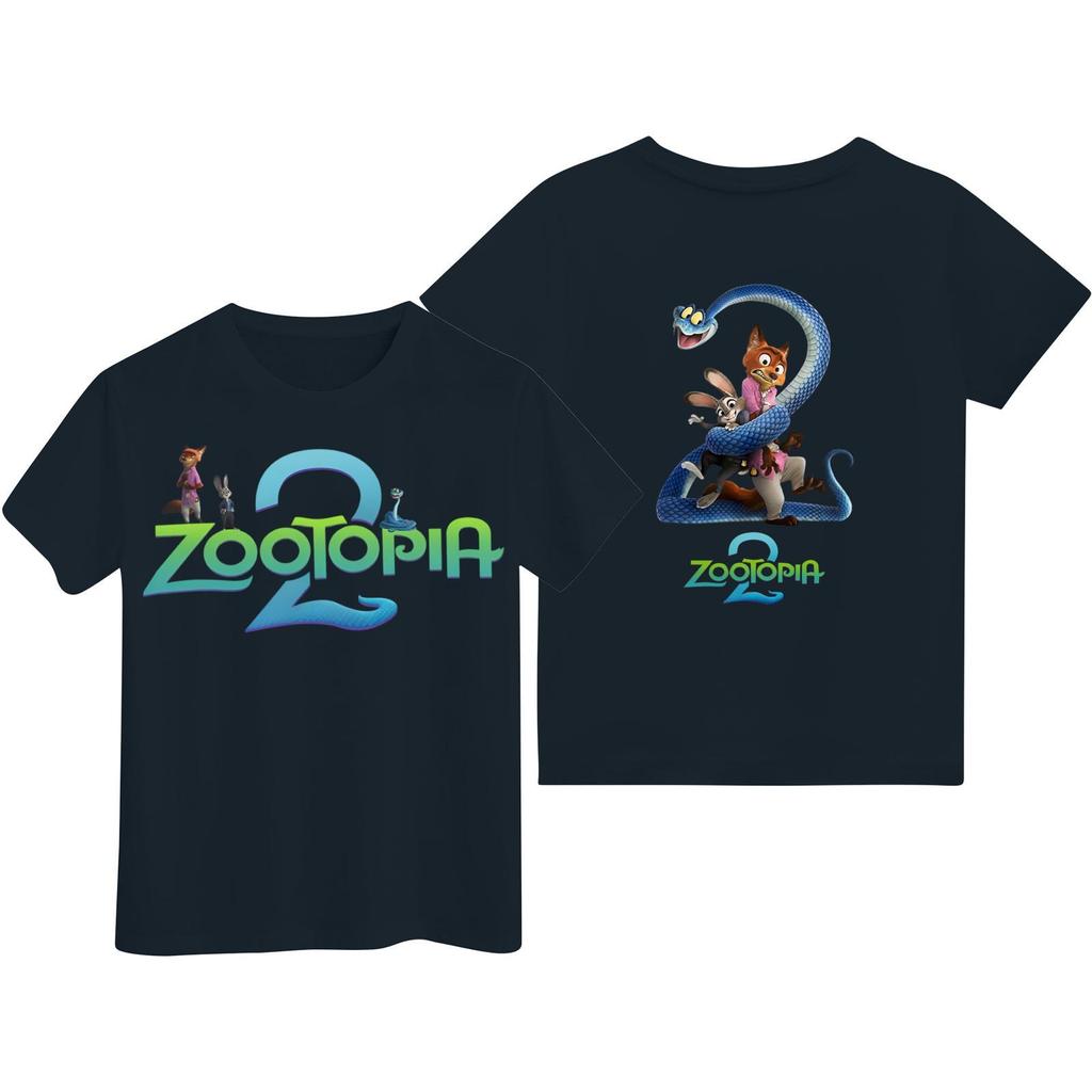 Children's Casual Fashion Cartoon Print Short-sleeved T-shirt Top