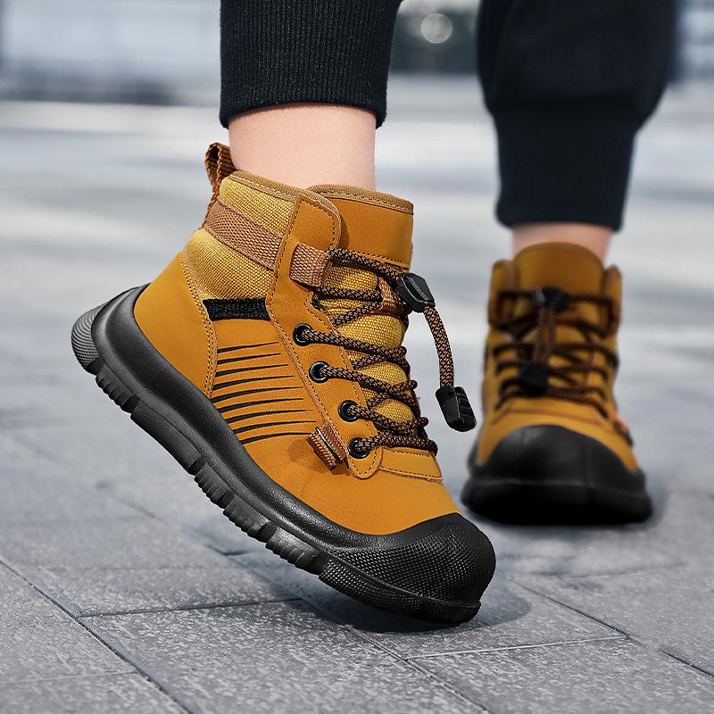 

Дитячі спортивні кросівки з м якою підошвою в стилі Color Block для весни/осені - Універсальне взуття для хайкінгу та повсякденного носіння для хлопчиків та дівчаток 39 хакі