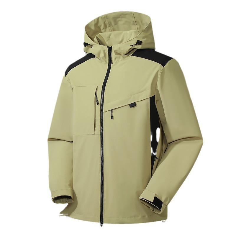 Waterproof and Windproof Outdoor Jacket for Men and Women, Hiking Suit, Thin Breathable Trench Coat