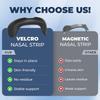 Nasenpflaster-Starterset mit 15 Stück, Schwarz, für mehr Sauerstoffzufuhr, weniger Schnarchen und besseren Schlaf, extra starke Lösung gegen Schnarchen