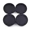 Wheel Center Caps, 79mm, 73mm, 4 Pieces, Black, Wheel Covers, Center Covers